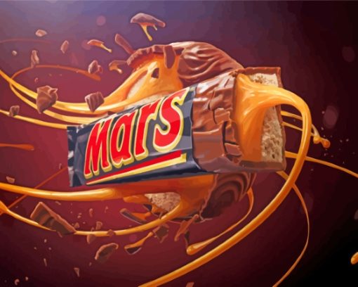 MARS Chocolate Bar Paint By Numbers