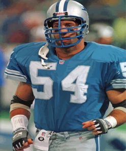 Chris Spielman American Football Player Paint By Numbers