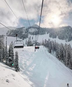 Crested Butte Snow Paint By Numbers