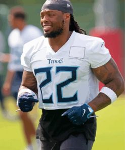 Derrick Henry American Footballer Paint By Numbers