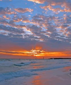 Destin Florida Beach Sunrise Paint By Numbers