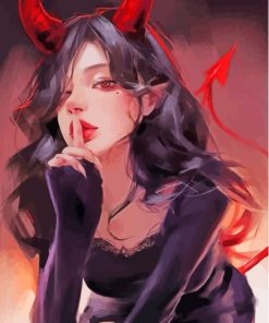 Devil Girl Paint By Numbers