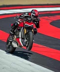 Ducati Streetfighter Driver Paint By Numbers