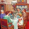 Family Dinner Harold Anderson Paint By Numbers