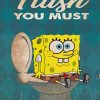 Flush You Must SpongeBob Paint By Numbers