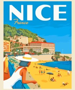 France Nice Poster Paint By Numbers