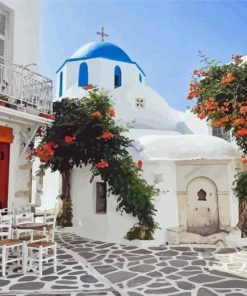 Greece Paros Paint By Numbers