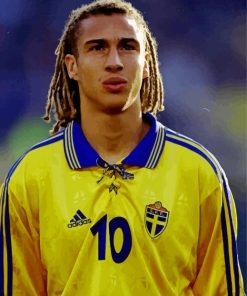 Henrik Larsson Player Paint By Numbers