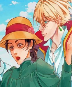 Howl's Moving Castle Anime Paint By Numbers