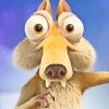 Ice Age Scrat Character Paint By Numbers