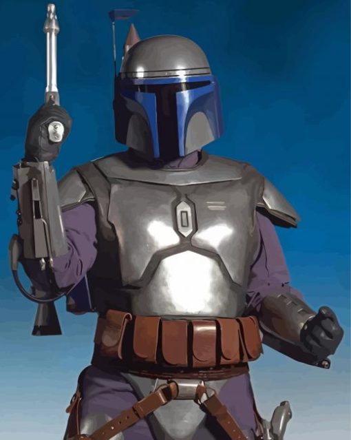 Jango Fett Paint By Numbers