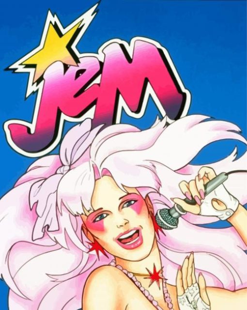 Jem TV Series Paint By Numbers