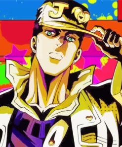 Josuke Higashikata Anime Paint By Numbers