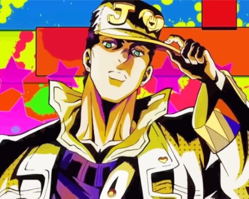 Josuke Higashikata Anime Paint By Numbers