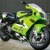 Kawasaki Ninja ZX 7R Motorcycle Paint By Numbers