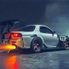 Mazda RX7 Shooting Flames Paint By Numbers