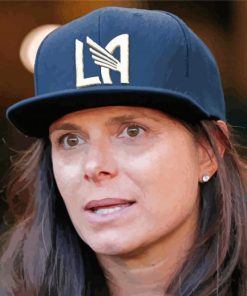 Mia Hamm American Football Player Paint By Numbers