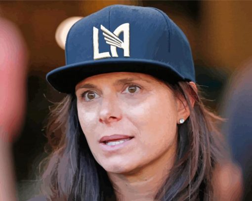 Mia Hamm American Football Player Paint By Numbers