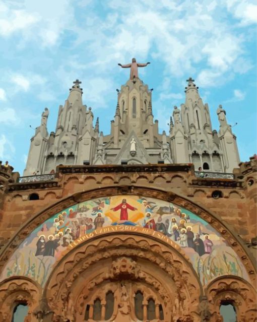 Mount Tibidabo Gate Paint By Numbers