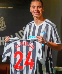 Newcastle United Player Miguel Almiron Paint By Numbers