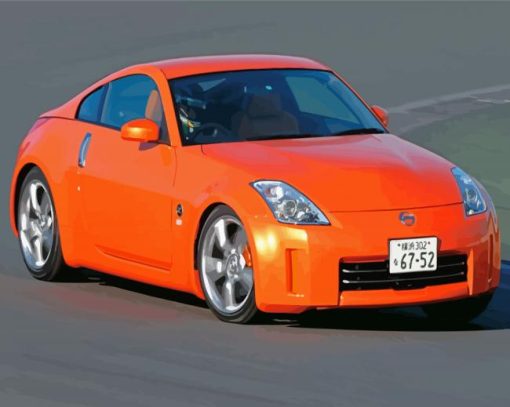 Nissan 350Z Paint By Numbers