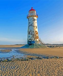 North Coast Wales Talacre Lighthouse Paint By Numbers