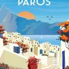 Paros Poster Paint By Numbers