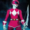 Pink Power Rangers Character Paint By Numbers