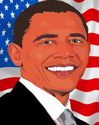 Barack Obama Pop Art Paint By Numbers