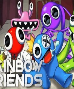 Rainbow Friends Animation Paint By Numbers