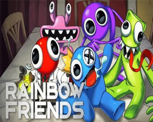 Rainbow Friends Animation Paint By Numbers