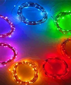 Rainbow Novelty Lights Paint By Numbers