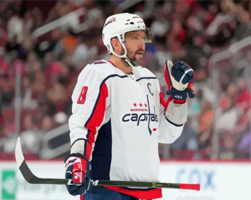 Russian Player Alexander Ovechkin Paint By Numbers