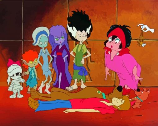 Scooby Doo And The Ghoul School Paint By Numbers