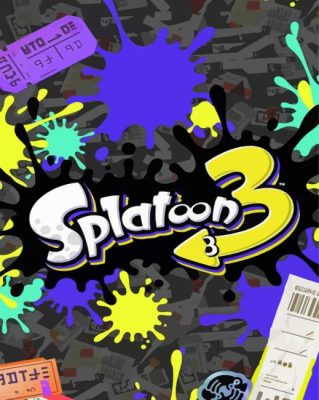 Splatoon 3 Game Poster Paint By Numbers