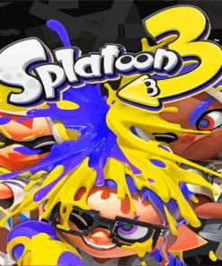 Splatoon 3 Video Game Paint By Numbers