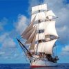 Square Rigger Ship Paint By Numbers