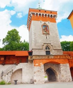 St. Florian's Gate Krakow Poland Paint By Numbers