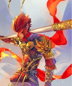 Sun Wukong Monkey Paint By Numbers