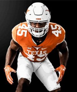 Texas Longhorns Footballer Paint By Numbers