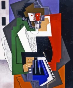 The Abstract Accordion Player Paint By Numbers