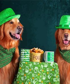 The Leprechaun Dogs Paint By Numbers