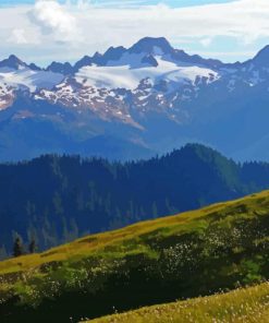 Twin Sisters Mountains Nature Paint By Numbers