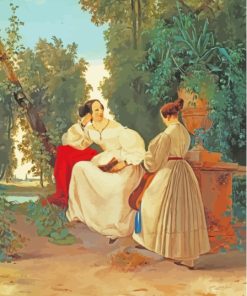 Two Ladies In The Park Paint By Numbers