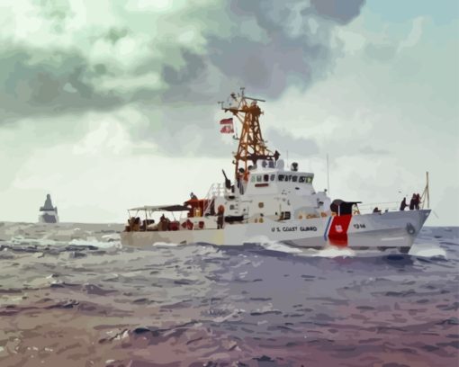 United States Coast Guard Paint By Numbers