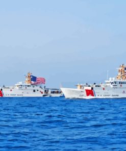 United States Coast Guard Ships Paint By Numbers