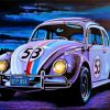 VW Beetle Herbie Car Art Paint By Numbers