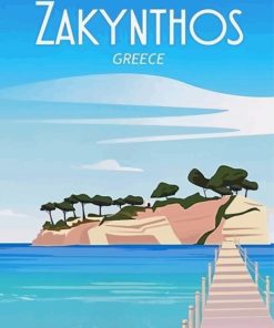 Zakynthos Poster Paint By Numbers