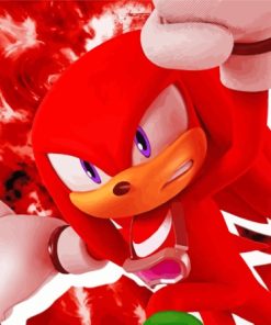 Aesthetic Knuckles The Echidna Paint By Numbers