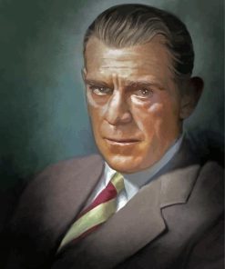 Boris Karloff Paint By Numbers